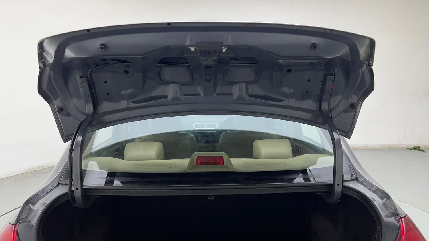 Used 2014 Maruti Suzuki Swift Dzire VXI Petrol Manual interior DICKY DOOR OPEN VIEW