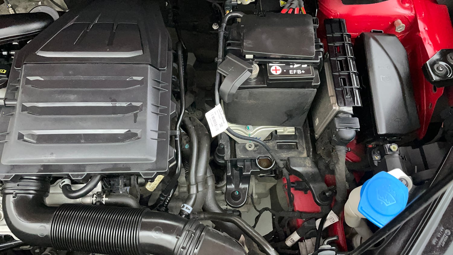 Used 2024 Skoda Kushaq Active 1.0 TSI MT Petrol Manual engine ENGINE LEFT SIDE VIEW