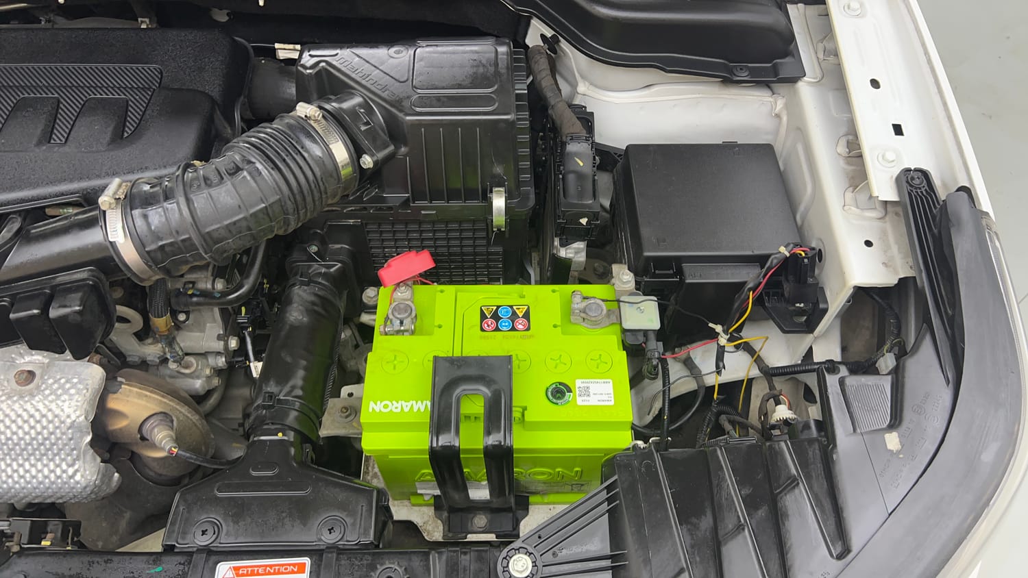 Used 2023 Mahindra XUV 300 W6 1.2 Petrol Petrol Manual engine ENGINE LEFT SIDE VIEW