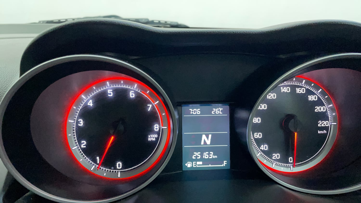 Used 2022 Maruti Suzuki Swift ZXi AMT Petrol Automatic interior CLUSTERMETER VIEW