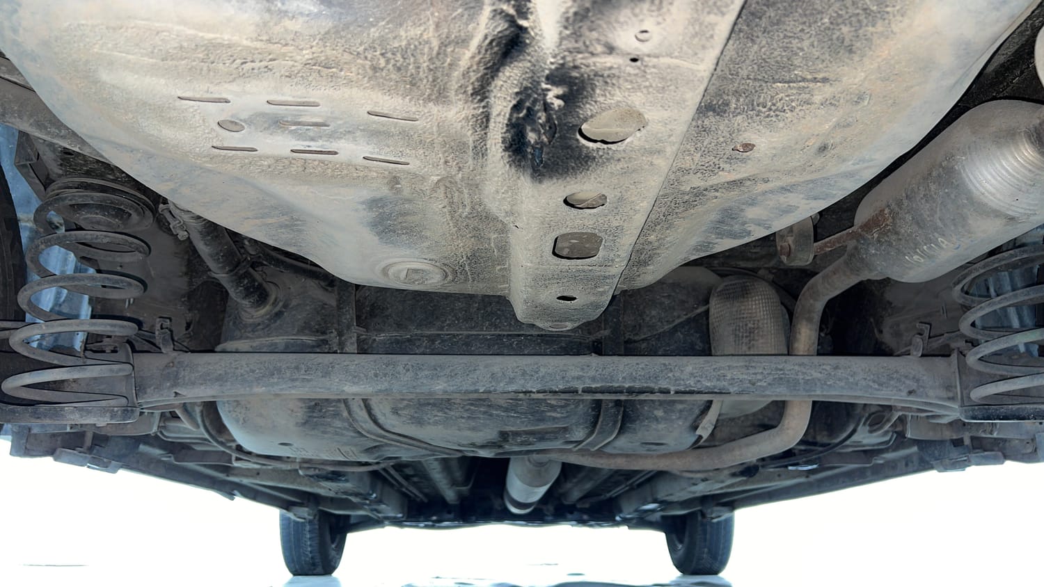 Used 2014 Maruti Suzuki Swift Dzire VXI Petrol Manual extra REAR UNDERBODY VIEW (TAKEN FROM REAR)