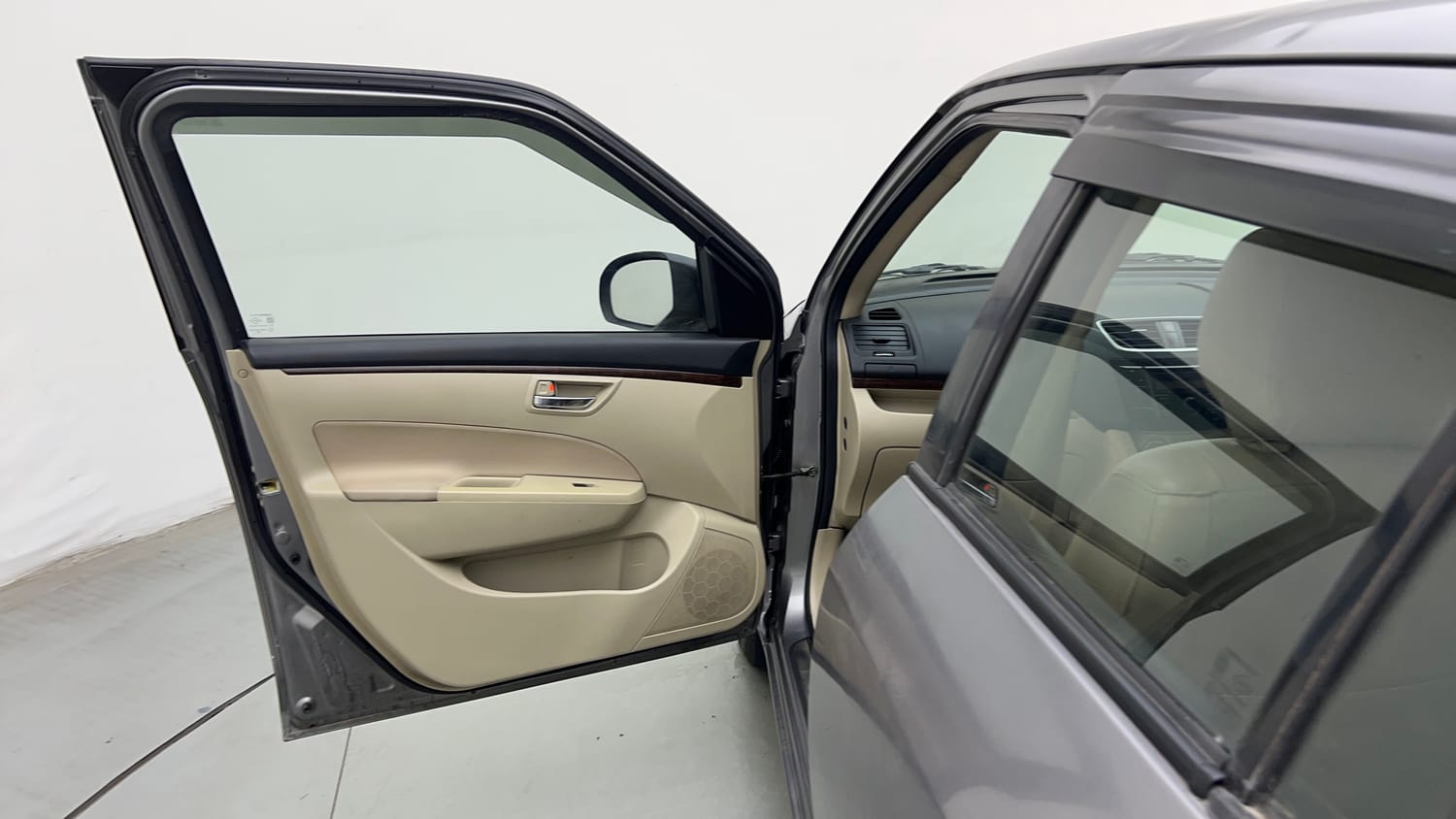 Used 2014 Maruti Suzuki Swift Dzire VXI Petrol Manual interior LEFT FRONT DOOR OPEN VIEW