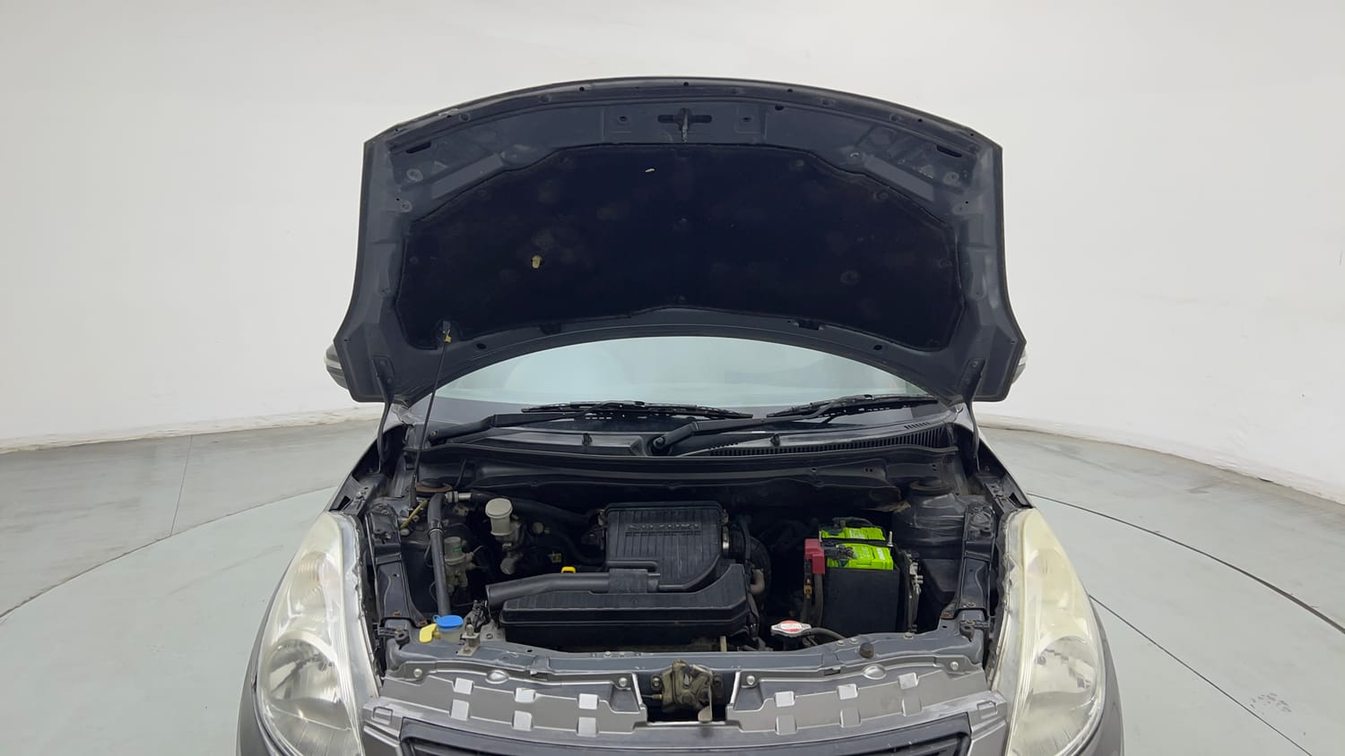 Used 2014 Maruti Suzuki Swift Dzire VXI Petrol Manual engine ENGINE & BONNET OPEN FRONT VIEW
