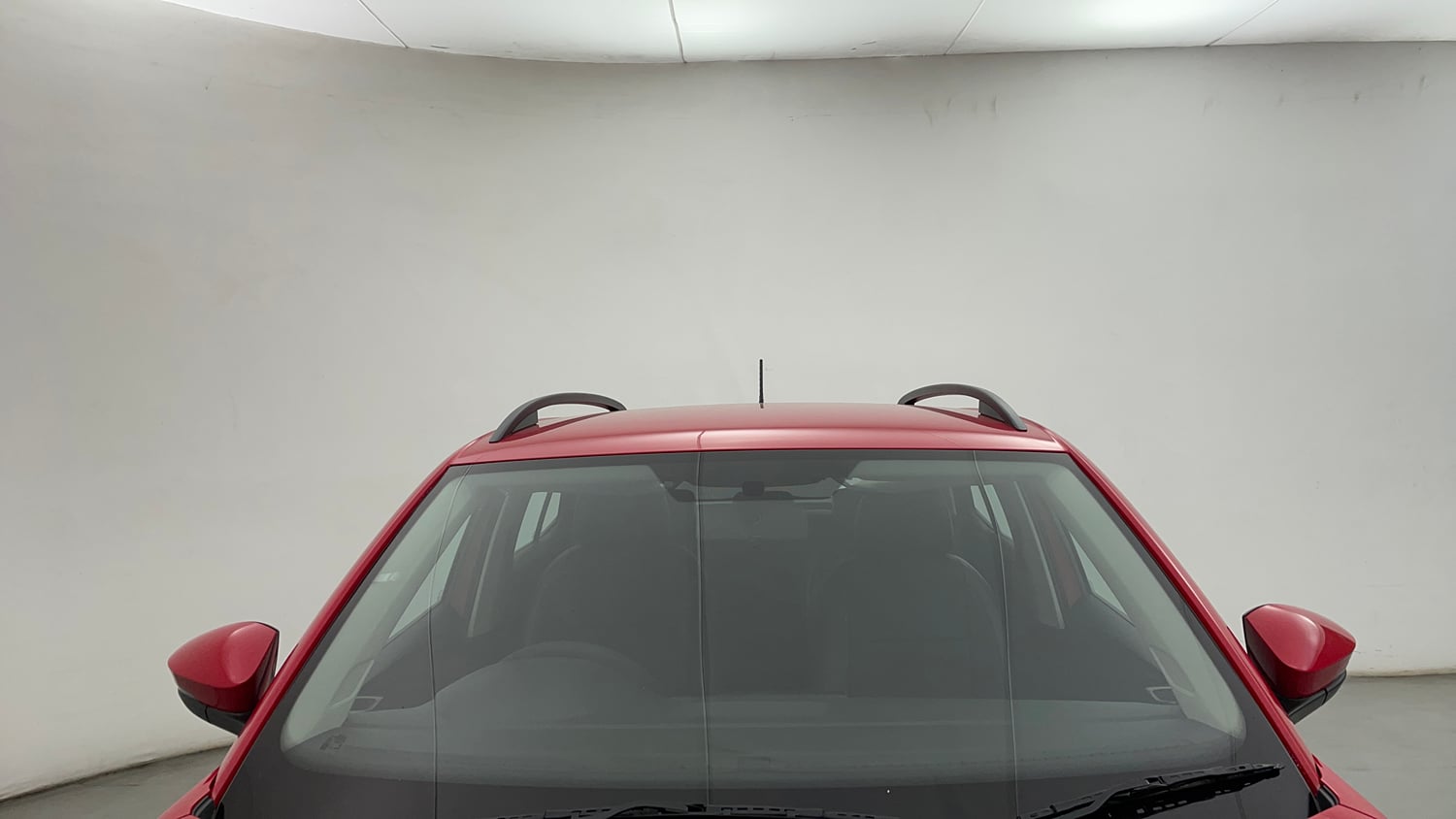 Used 2024 Skoda Kushaq Active 1.0 TSI MT Petrol Manual exterior FRONT WINDSHIELD VIEW