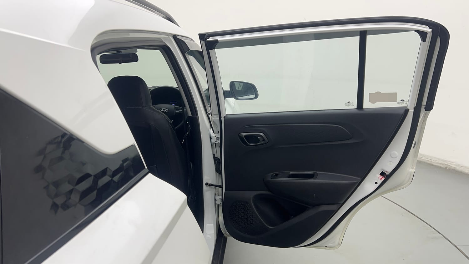 Used 2024 Hyundai Exter SX 1.2 CNG MT Cng Manual interior RIGHT REAR DOOR OPEN VIEW