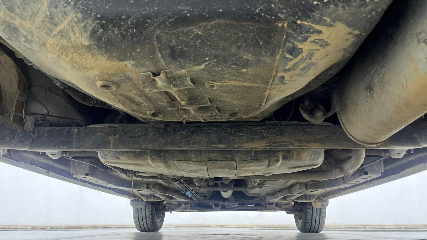 Used 2024 Tata Tiago XZA Plus Petrol Automatic extra REAR UNDERBODY VIEW (TAKEN FROM REAR)