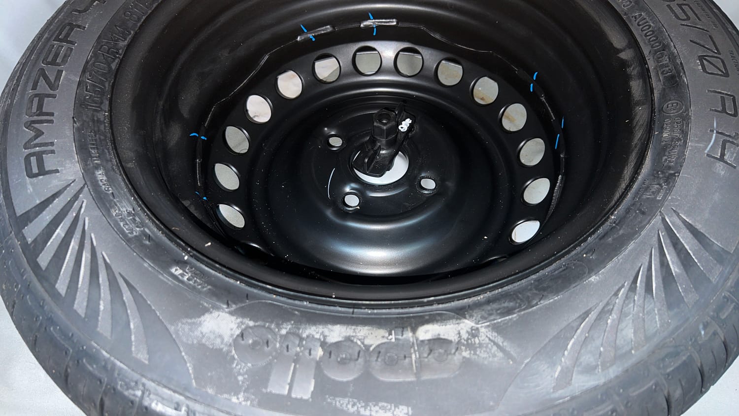 Used 2024 Hyundai Exter SX 1.2 CNG MT Cng Manual tyres SPARE TYRE VIEW