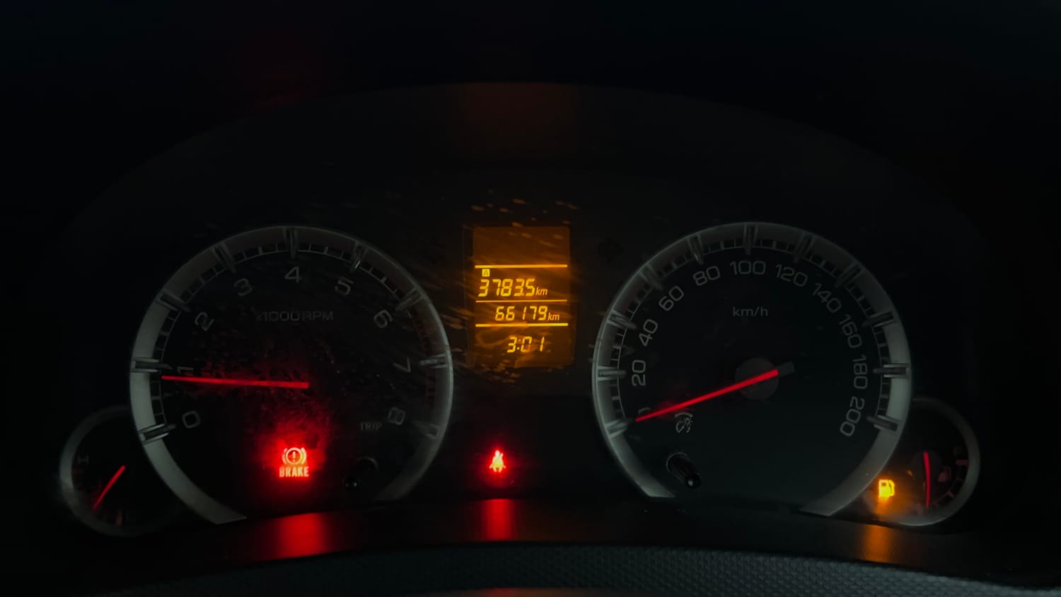 Used 2014 Maruti Suzuki Swift Dzire VXI Petrol Manual interior CLUSTERMETER VIEW