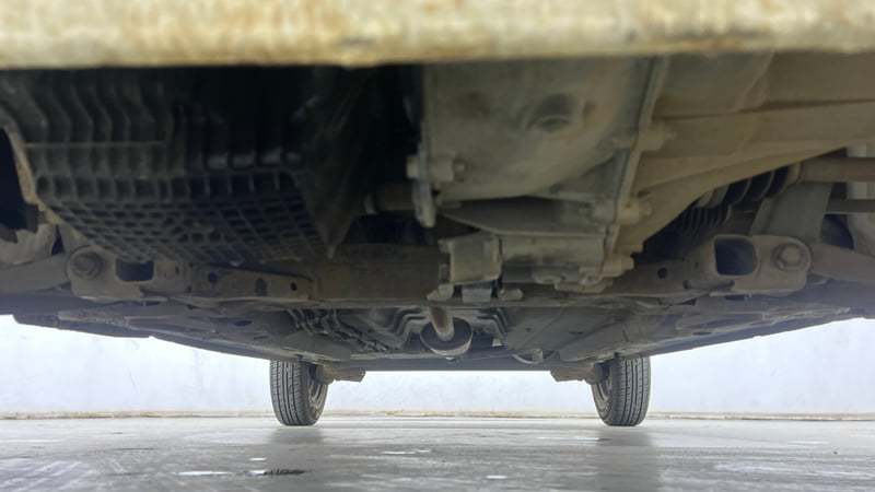 Used 2018 Datsun Redi-GO T(O) 1.0 AMT Petrol Automatic extra FRONT LEFT UNDERBODY VIEW