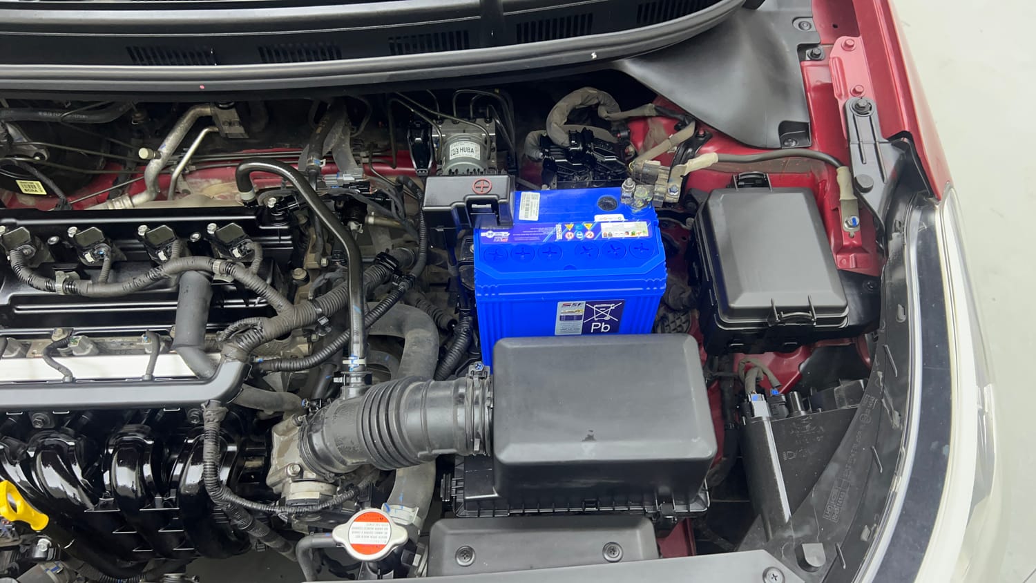 Used 2018 Hyundai Elite i20 Magna Executive 1.2 Petrol Manual engine ENGINE LEFT SIDE VIEW