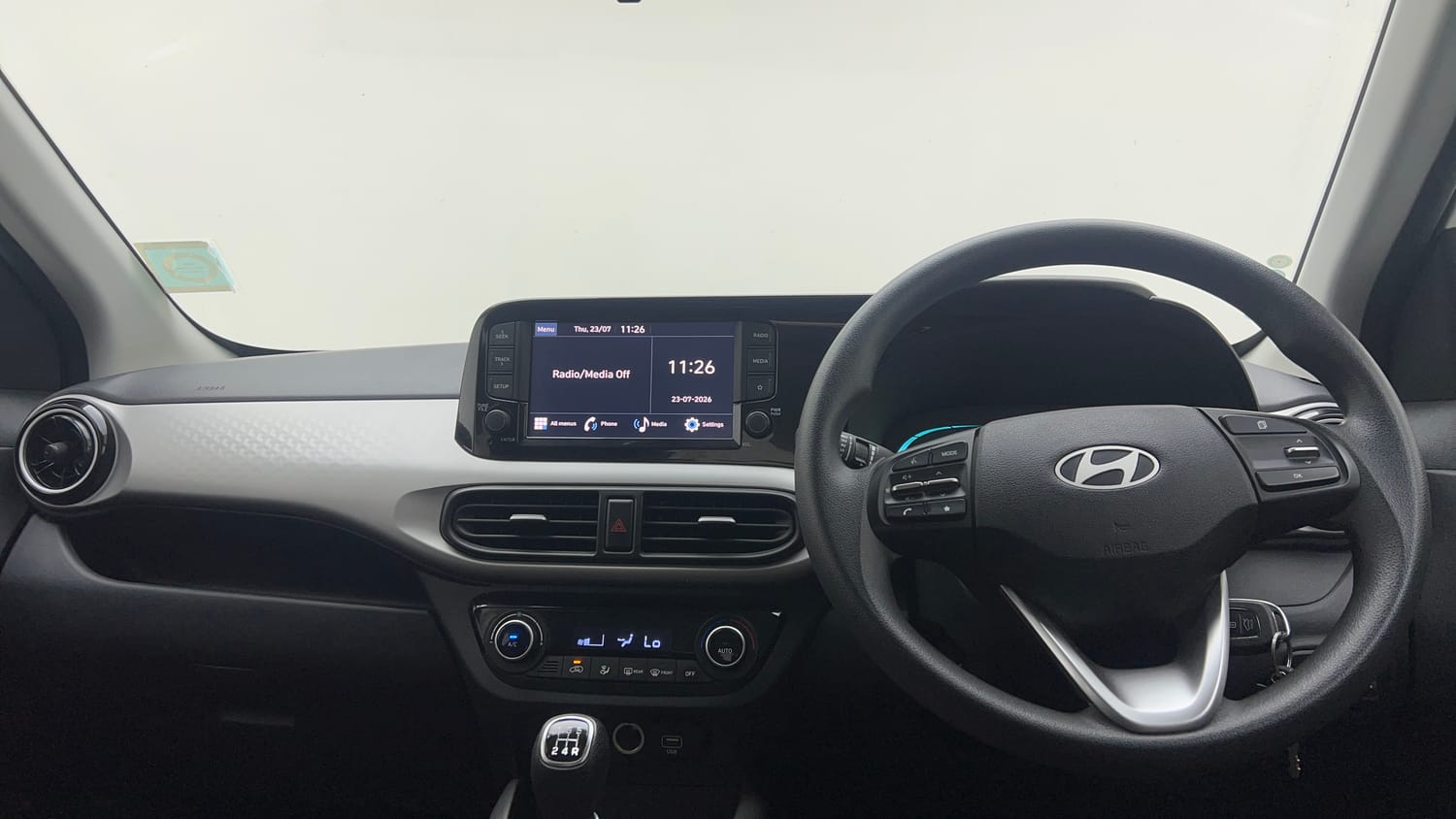 Used 2024 Hyundai Exter SX 1.2 CNG MT Cng Manual interior DASHBOARD VIEW