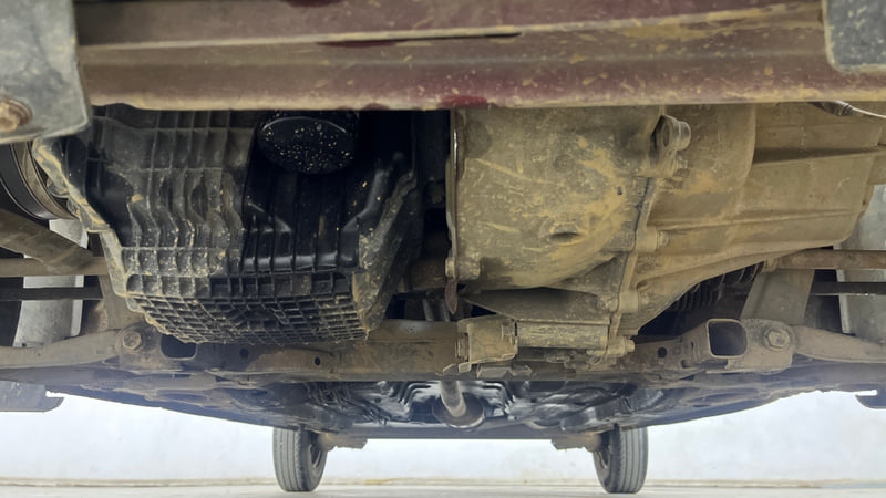 Used 2017 Renault Kwid RXT Petrol Manual extra FRONT LEFT UNDERBODY VIEW