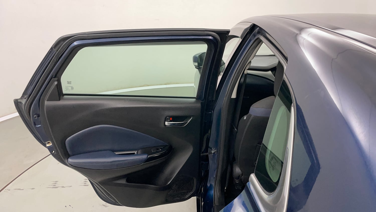 Used 2022 Maruti Suzuki Baleno Alpha AGS Petrol Automatic interior LEFT REAR DOOR OPEN VIEW