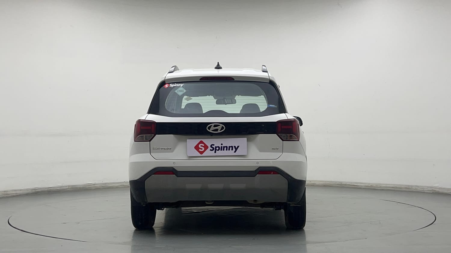 Used 2024 Hyundai Exter SX 1.2 CNG MT Cng Manual exterior BACK VIEW