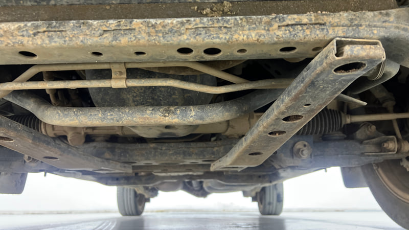 Used 2022 Toyota Innova Crysta ZX 2.7 AT 7 STR Petrol Automatic extra FRONT LEFT UNDERBODY VIEW