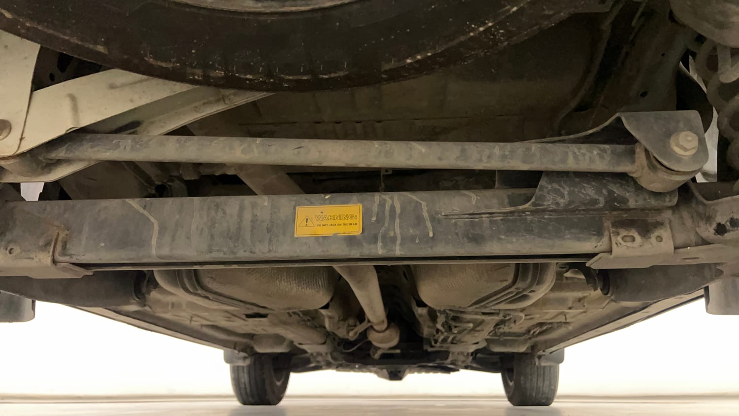 Used 2022 Tata Harrier XZ Plus Diesel Manual extra REAR UNDERBODY VIEW (TAKEN FROM REAR)