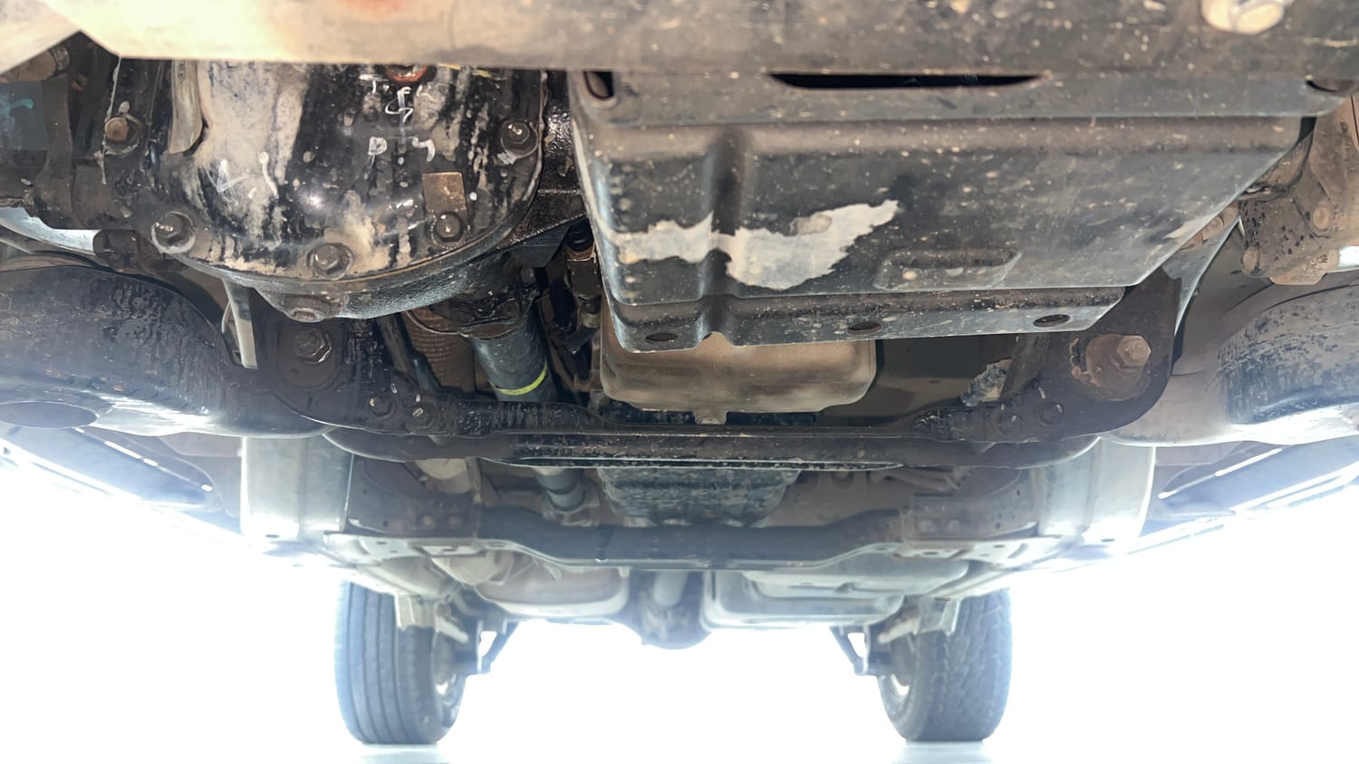 Used 2023 mahindra Thar LX Hard Top Diesel AT 4WD Diesel Automatic extra FRONT LEFT UNDERBODY VIEW