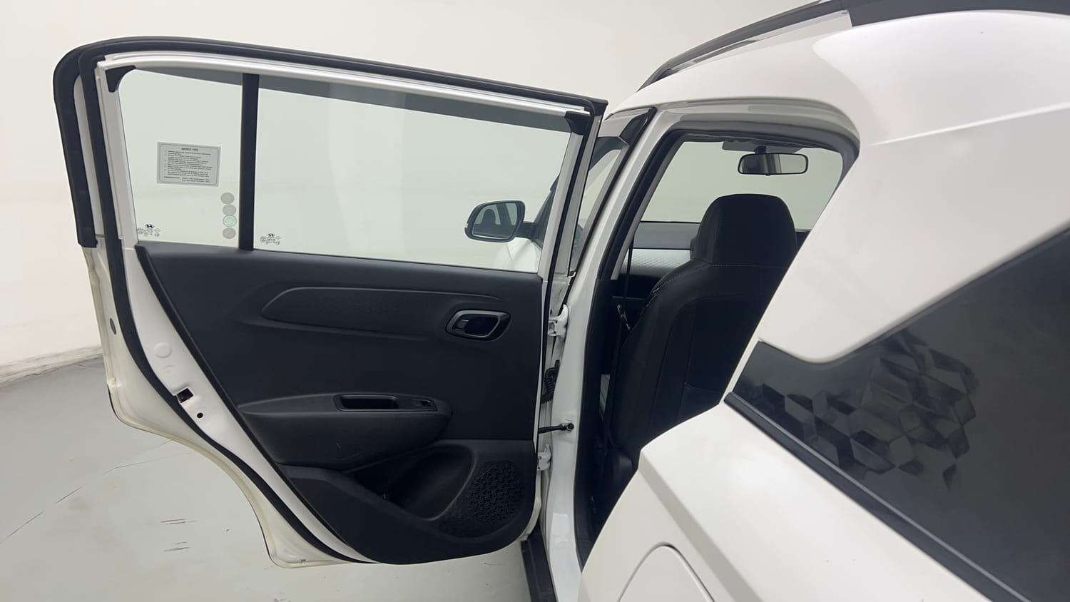 Used 2024 Hyundai Exter SX 1.2 CNG MT Cng Manual interior LEFT REAR DOOR OPEN VIEW