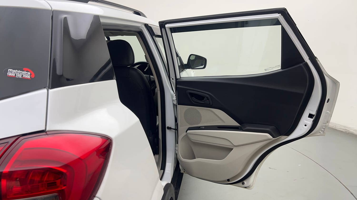 Used 2023 Mahindra XUV 300 W6 1.2 Petrol Petrol Manual interior RIGHT REAR DOOR OPEN VIEW