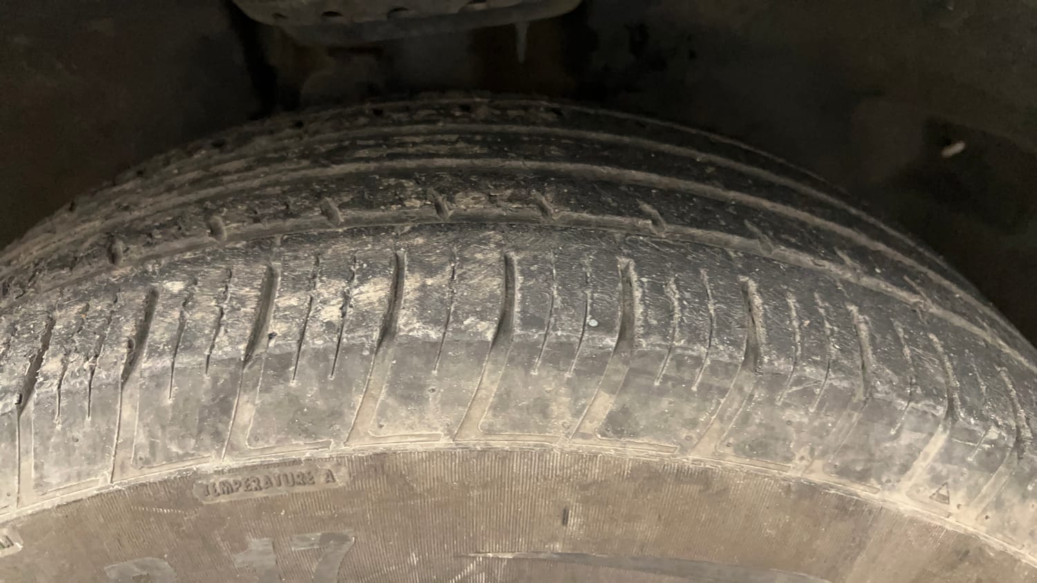 Used 2022 Tata Harrier XZ Plus Diesel Manual tyres RIGHT FRONT TYRE TREAD VIEW