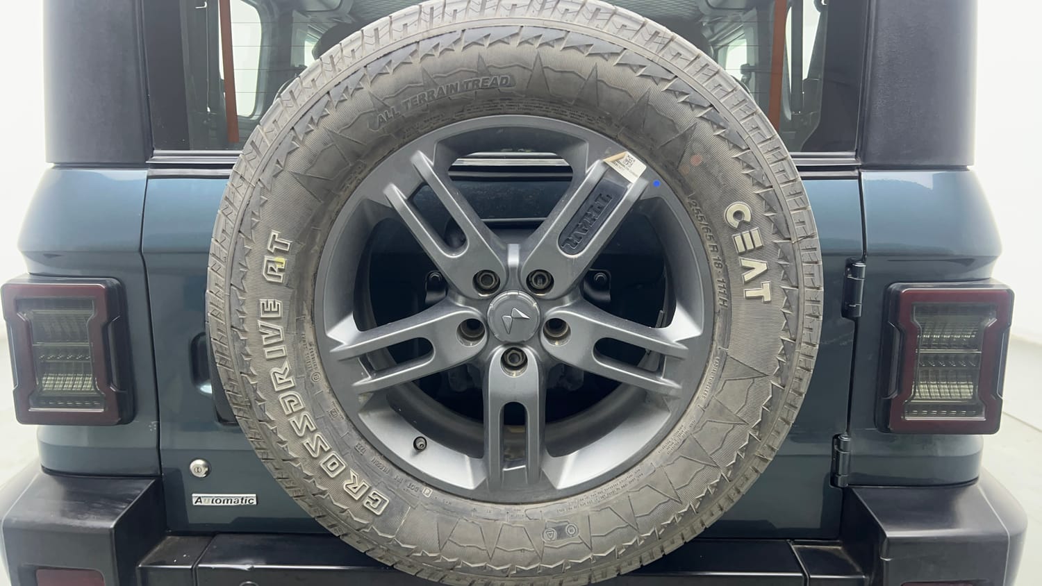 Used 2023 mahindra Thar LX Hard Top Diesel AT 4WD Diesel Automatic tyres SPARE TYRE VIEW