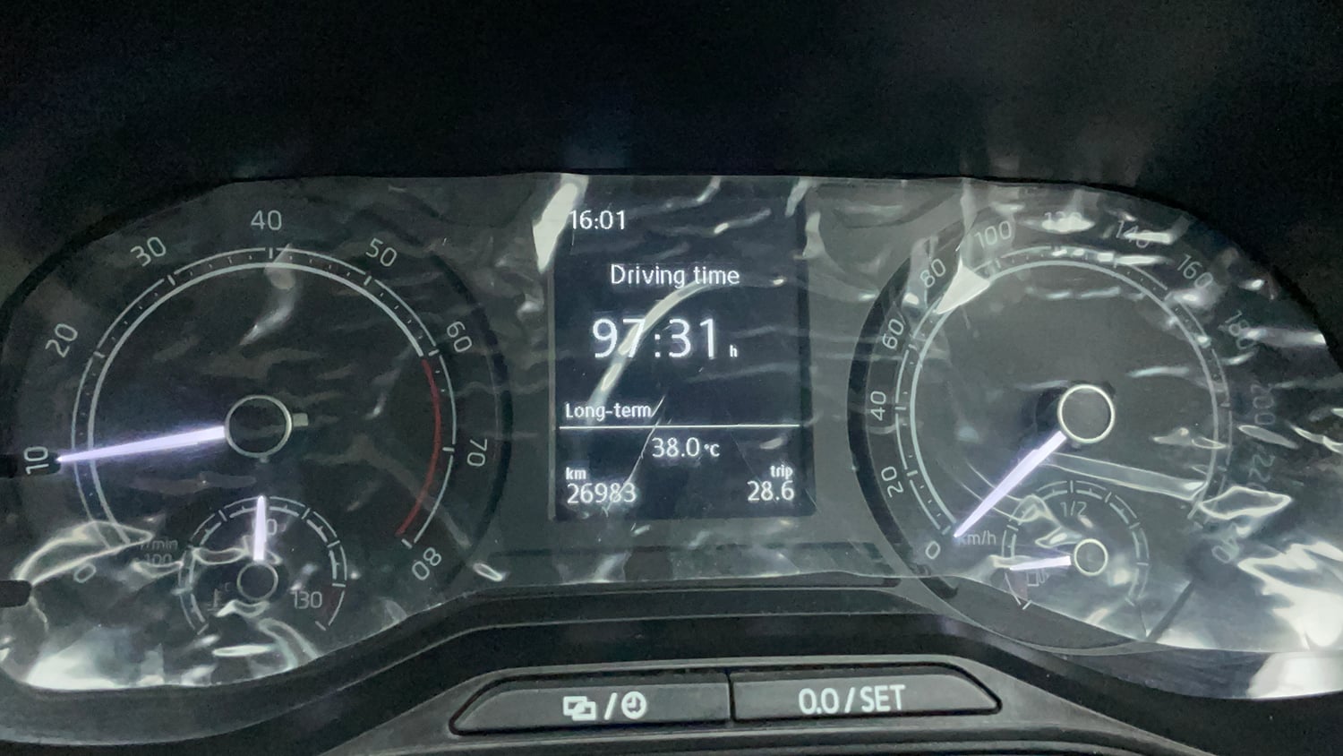 Used 2024 Skoda Kushaq Active 1.0 TSI MT Petrol Manual interior CLUSTERMETER VIEW