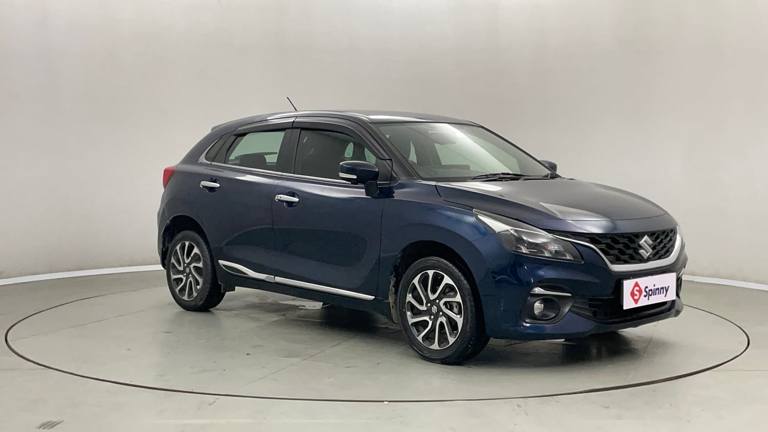 Used 2022 Maruti Suzuki Baleno Alpha AGS Petrol Automatic exterior RIGHT FRONT CORNER VIEW