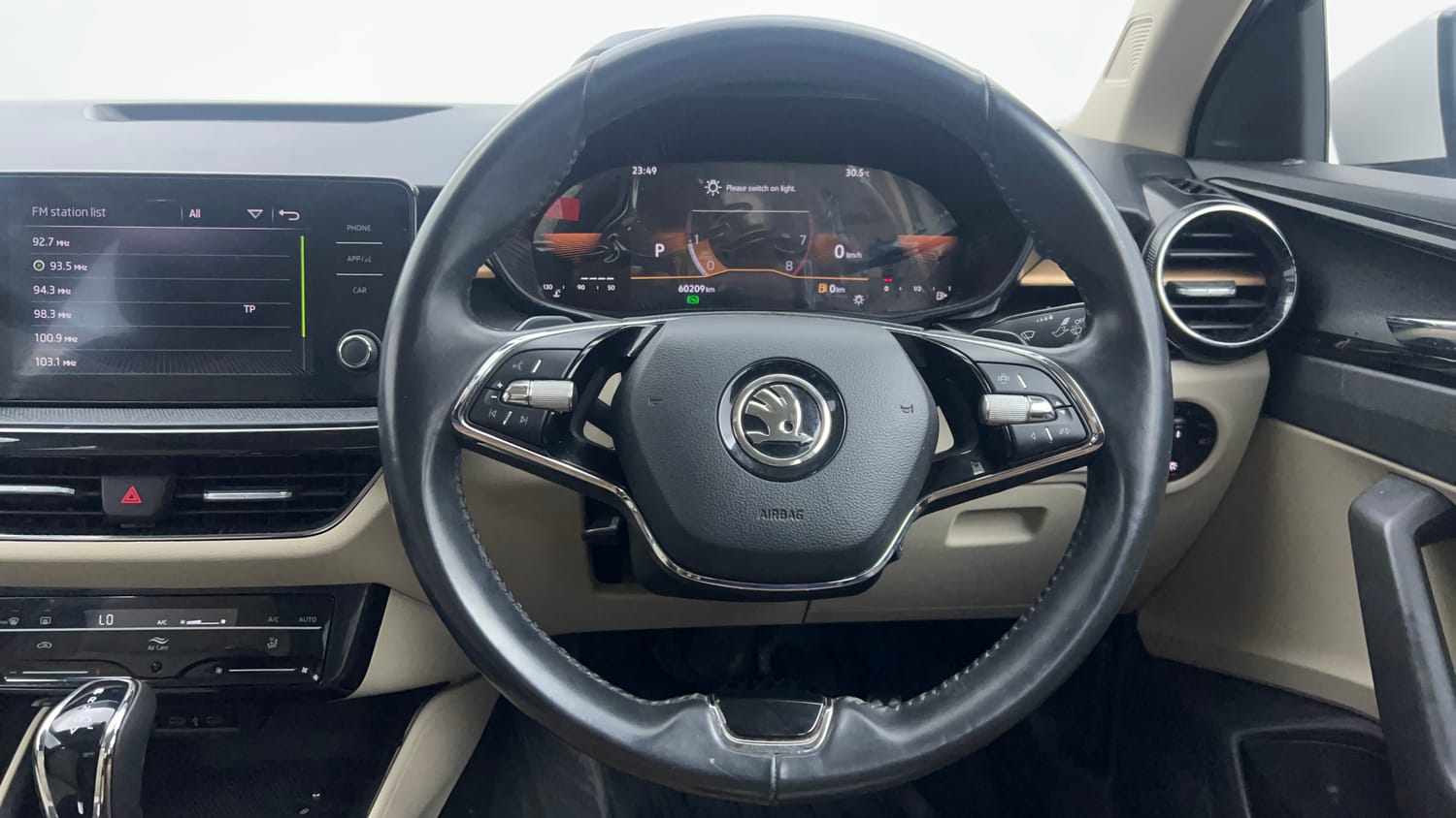 Used 2022 Skoda Slavia Style 1.5L TSI DSG Petrol Automatic interior STEERING VIEW