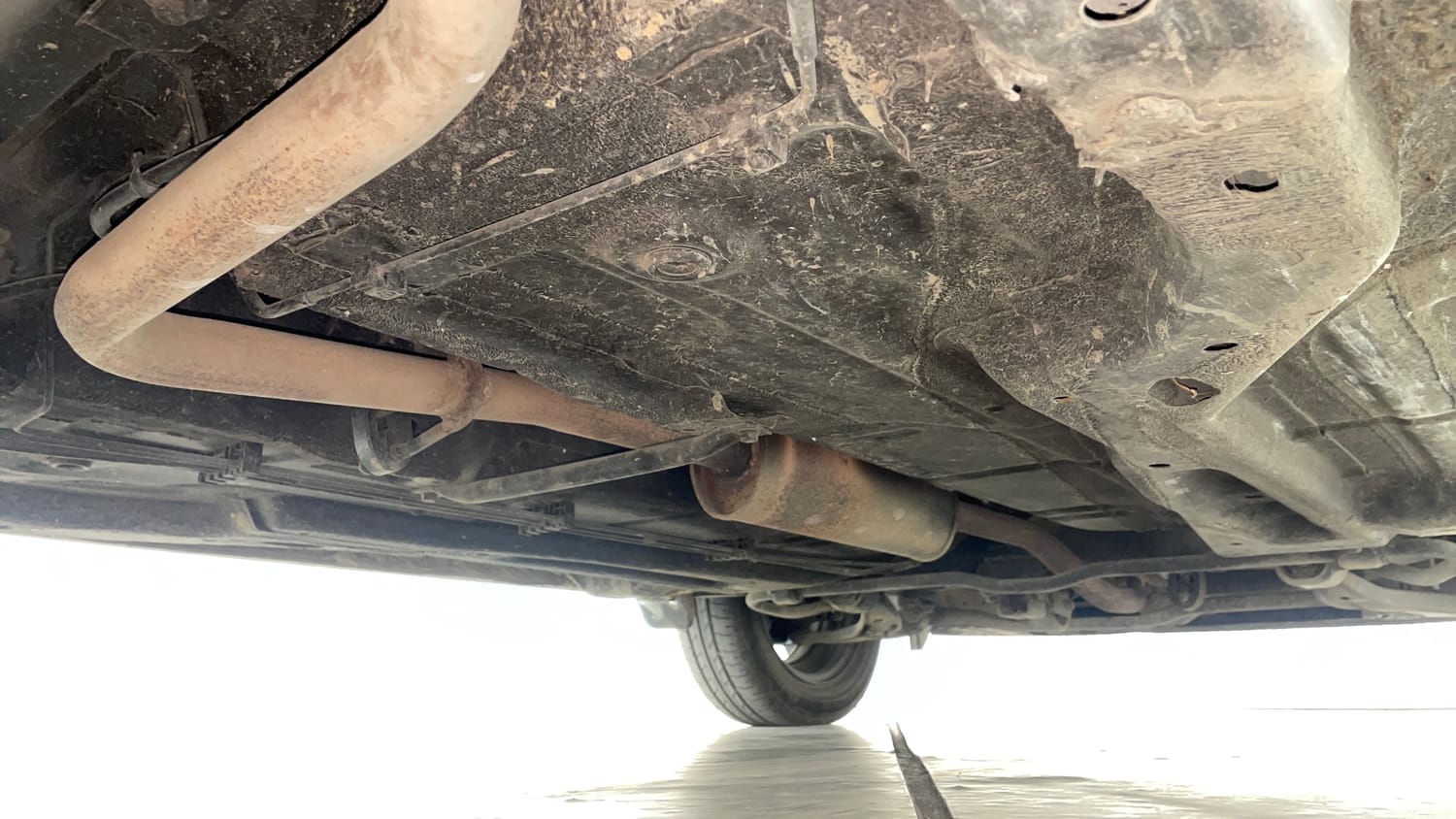 Used 2022 Tata Tiago XZ Petrol Manual extra REAR RIGHT UNDERBODY VIEW
