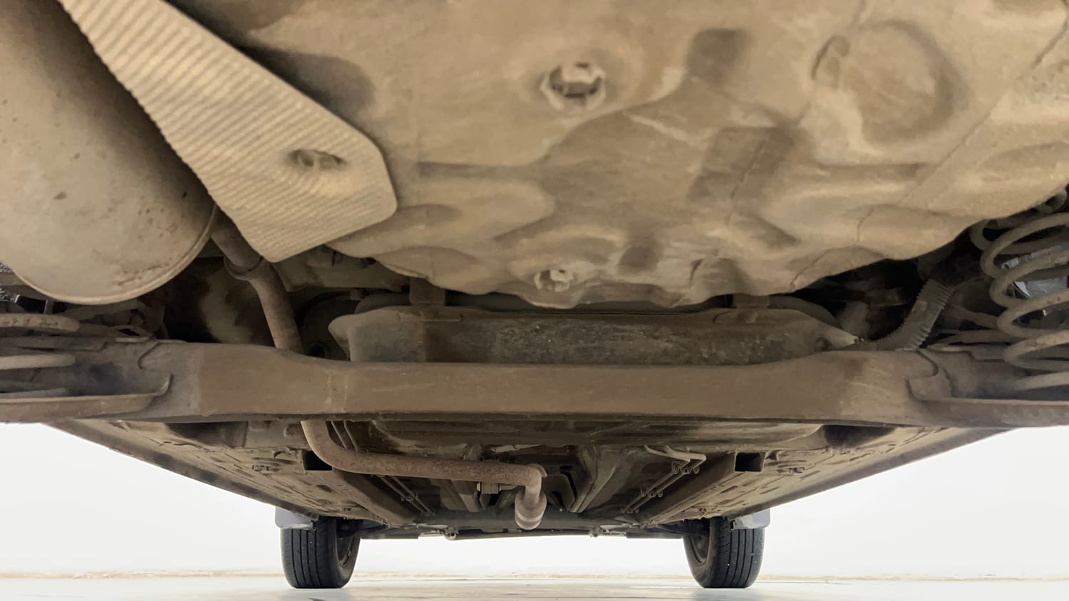 Used 2021 Renault Kiger RXL AMT Petrol Automatic extra REAR UNDERBODY VIEW (TAKEN FROM REAR)