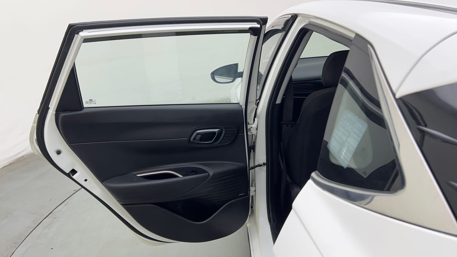 Used 2023 Hyundai i20 Asta (O) 1.2 IVT Petrol Automatic interior LEFT REAR DOOR OPEN VIEW