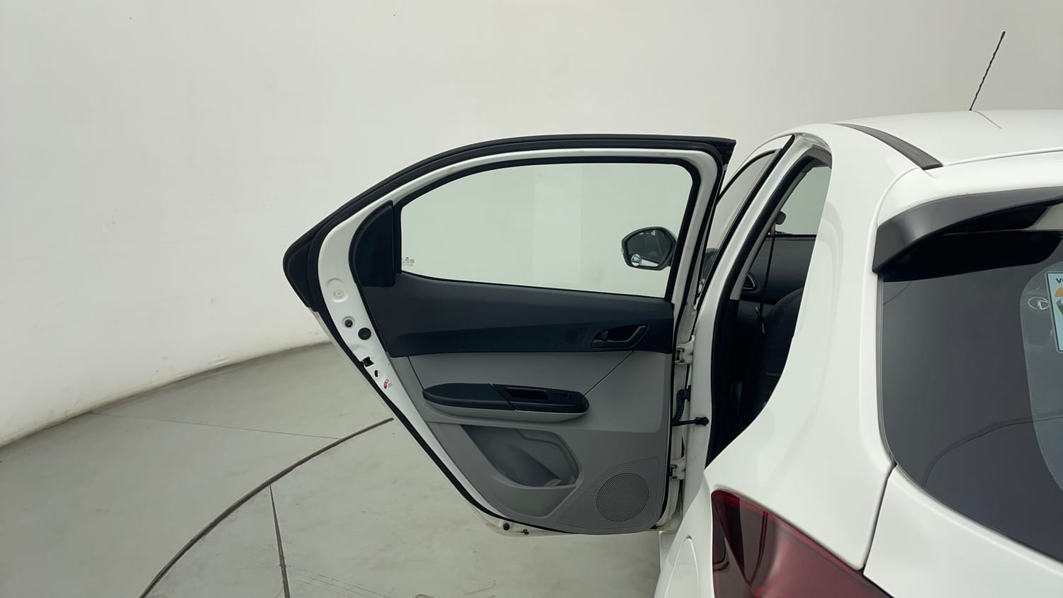 Used 2022 Tata Tiago XZ Petrol Manual interior LEFT REAR DOOR OPEN VIEW