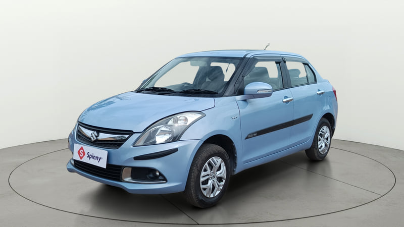 Used 2015 Maruti Suzuki Swift Dzire VXI Petrol + CNG (Outside Fitted) Cng Manual exterior LEFT FRONT CORNER VIEW