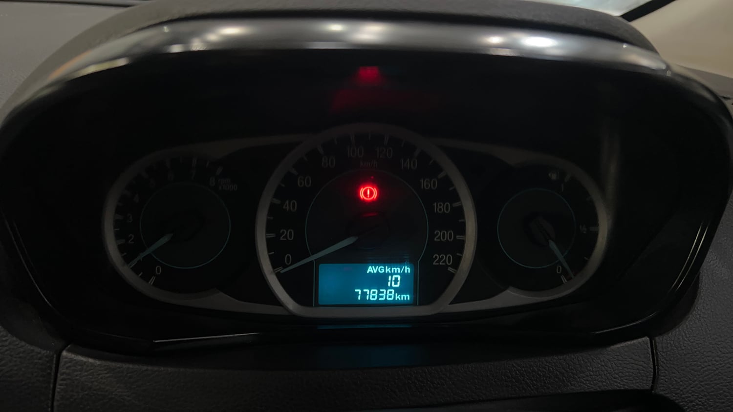 Used 2016 Ford Figo Titanium 1.2 Ti-VCT Petrol Manual interior CLUSTERMETER VIEW