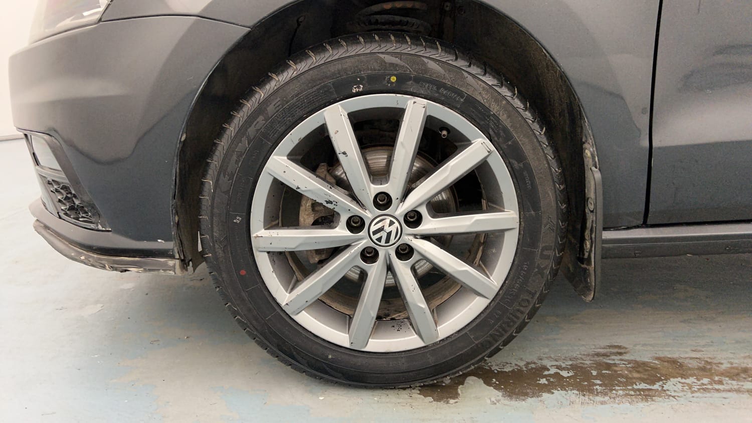 Used 2021 Volkswagen Polo GT Petrol Automatic tyres LEFT FRONT TYRE RIM VIEW