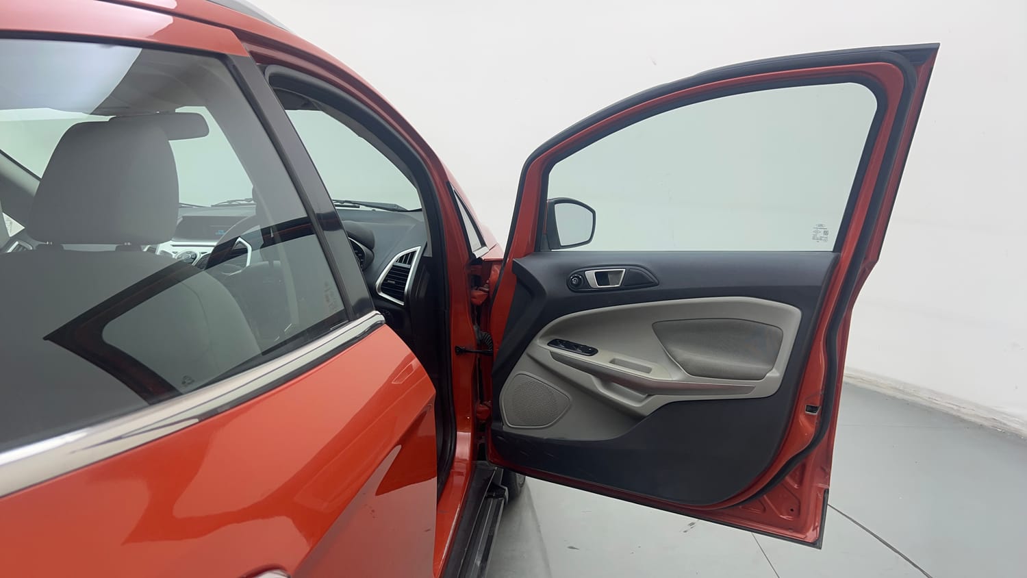Used 2014 Ford EcoSport Titanium 1.5 Ti-VCT Petrol Manual interior RIGHT FRONT DOOR OPEN VIEW
