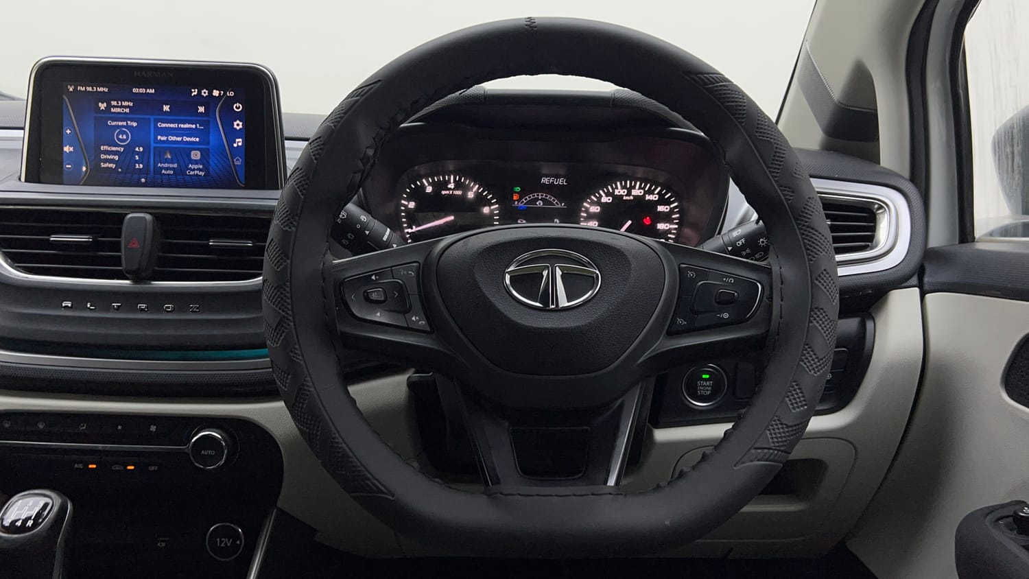 Used 2022 Tata Altroz XZ Petrol Petrol Manual interior STEERING VIEW