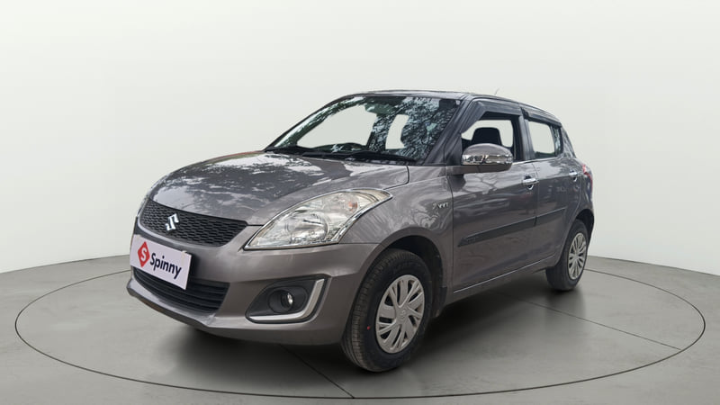 Used 2015 Maruti Suzuki Swift VXi Petrol Manual exterior LEFT FRONT CORNER VIEW