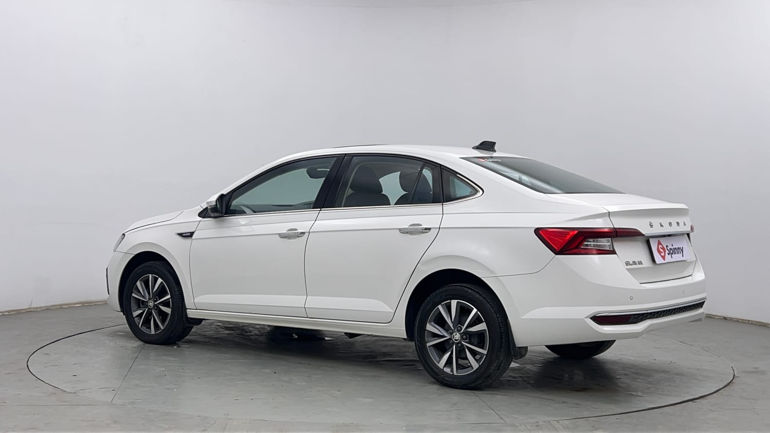 Used 2022 Skoda Slavia Style 1.5L TSI DSG Petrol Automatic exterior LEFT REAR CORNER VIEW