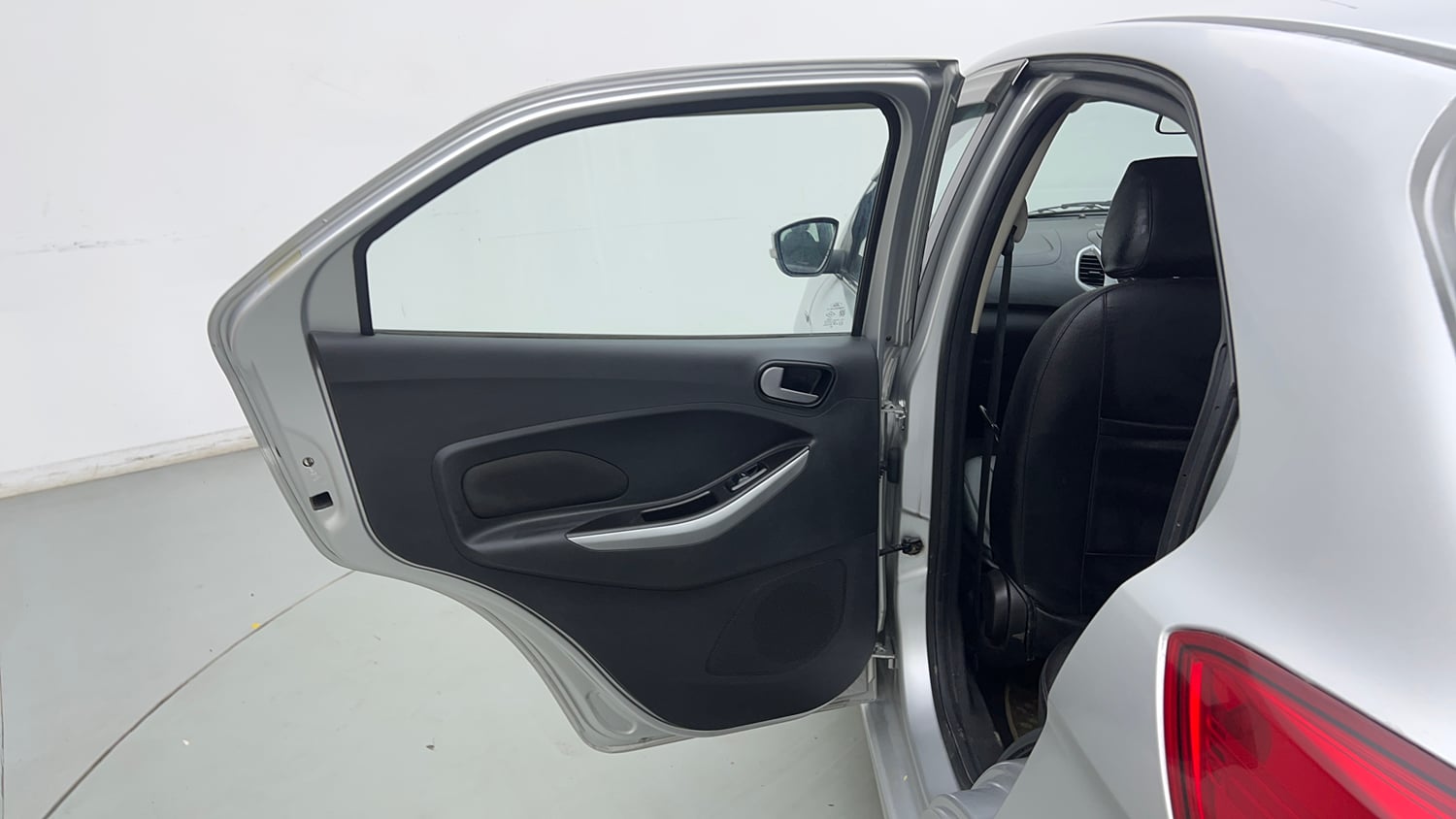 Used 2016 Ford Figo Titanium 1.2 Ti-VCT Petrol Manual interior LEFT REAR DOOR OPEN VIEW