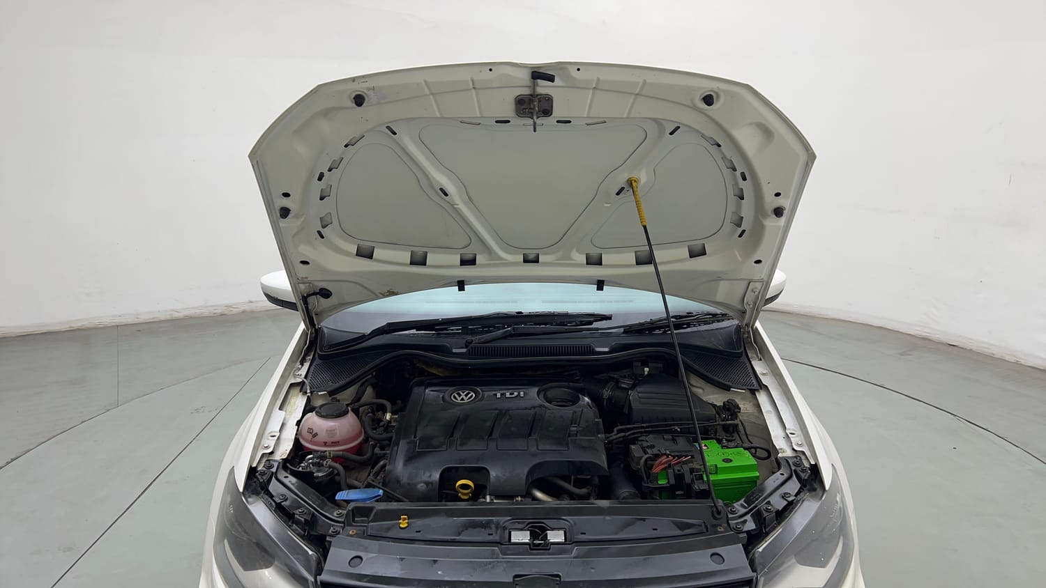 Used 2019 Volkswagen Ameo Trendline 1.5L (D) Diesel Manual engine ENGINE & BONNET OPEN FRONT VIEW