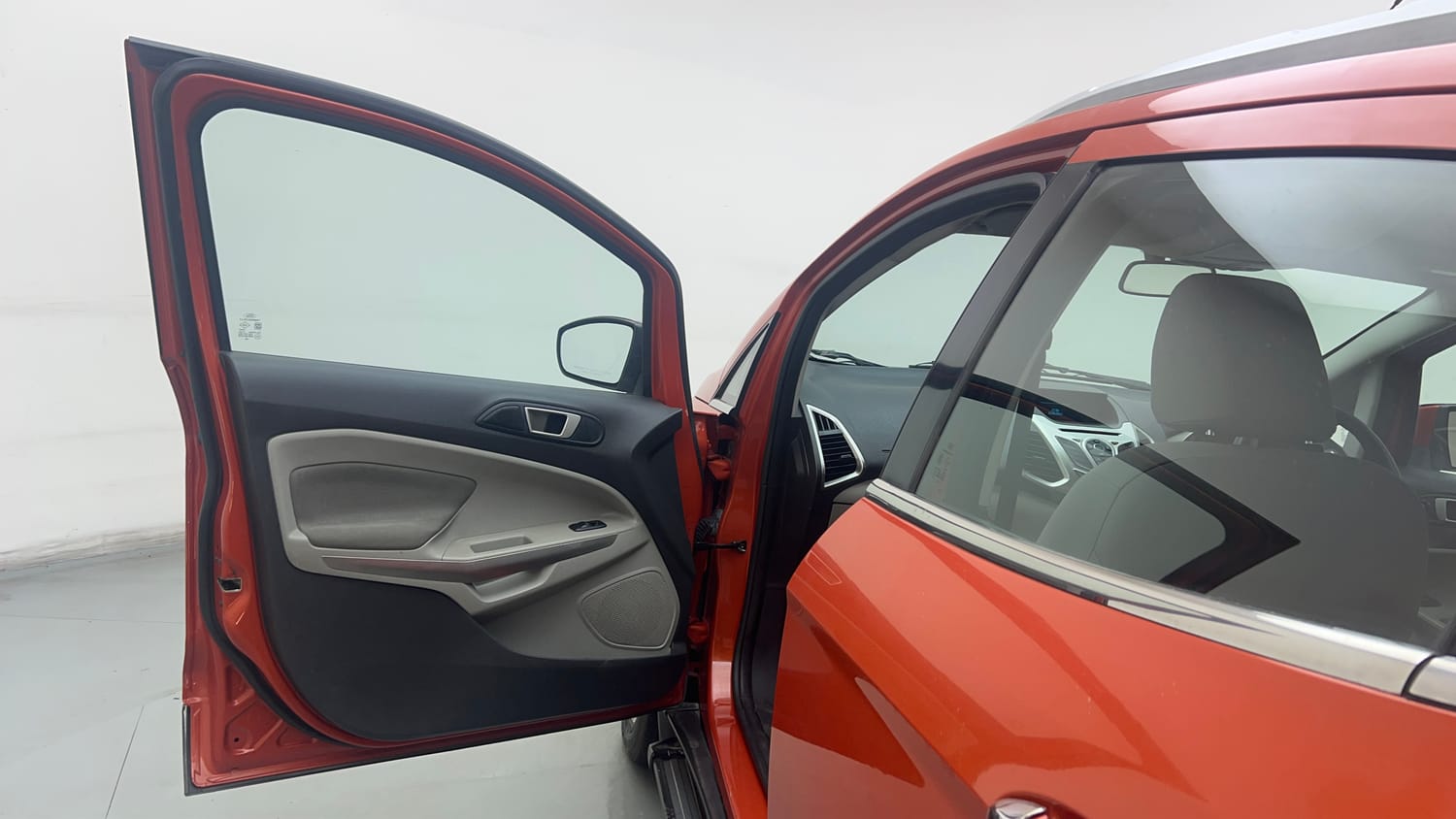Used 2014 Ford EcoSport Titanium 1.5 Ti-VCT Petrol Manual interior LEFT FRONT DOOR OPEN VIEW
