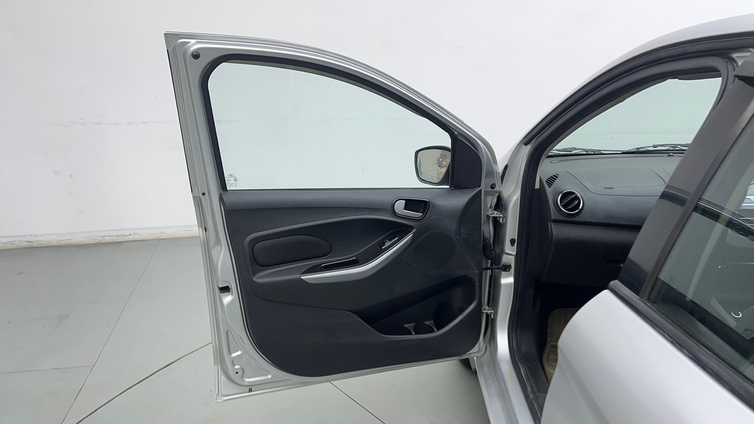 Used 2016 Ford Figo Titanium 1.2 Ti-VCT Petrol Manual interior LEFT FRONT DOOR OPEN VIEW