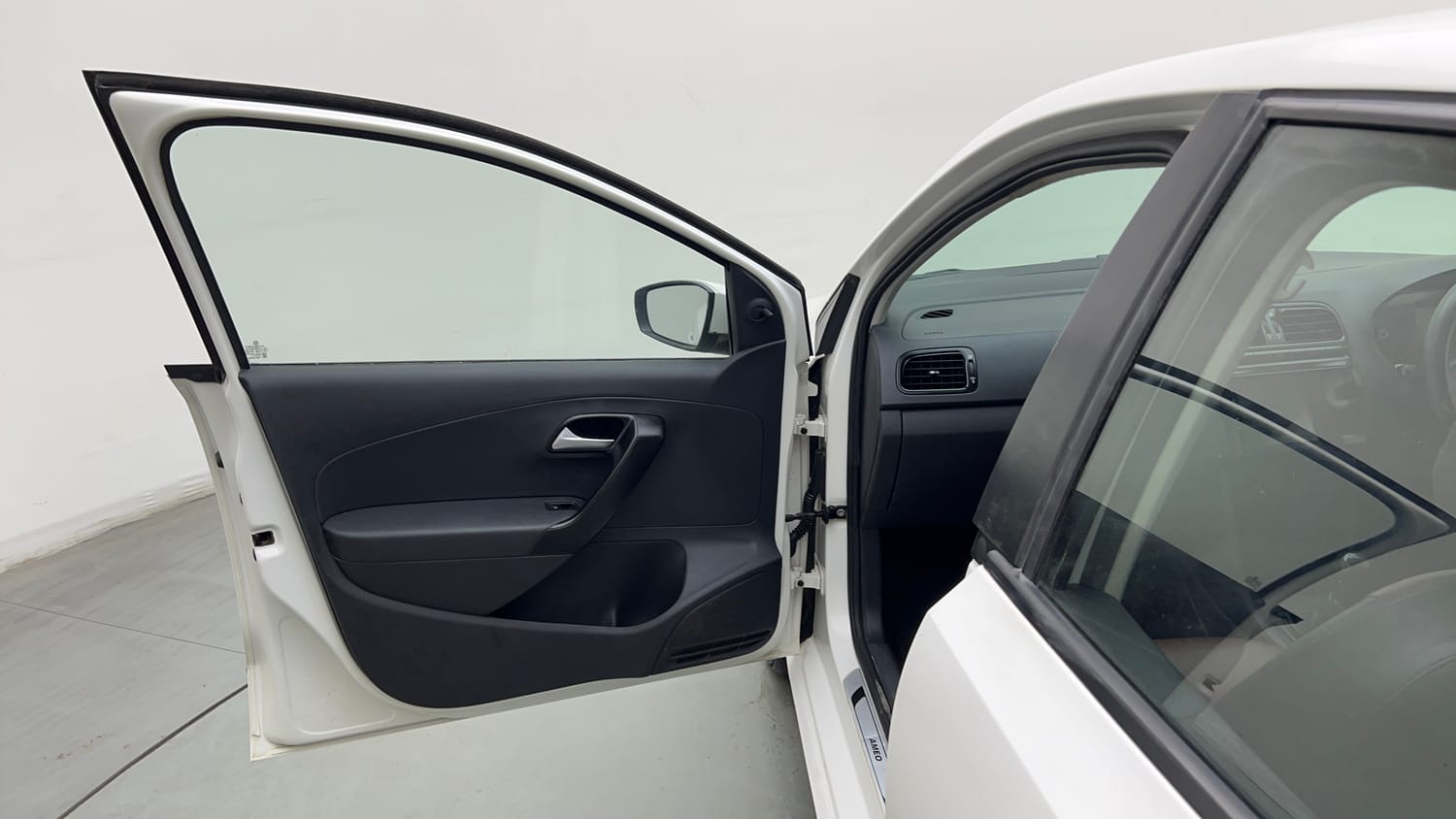Used 2019 Volkswagen Ameo Trendline 1.5L (D) Diesel Manual interior LEFT FRONT DOOR OPEN VIEW