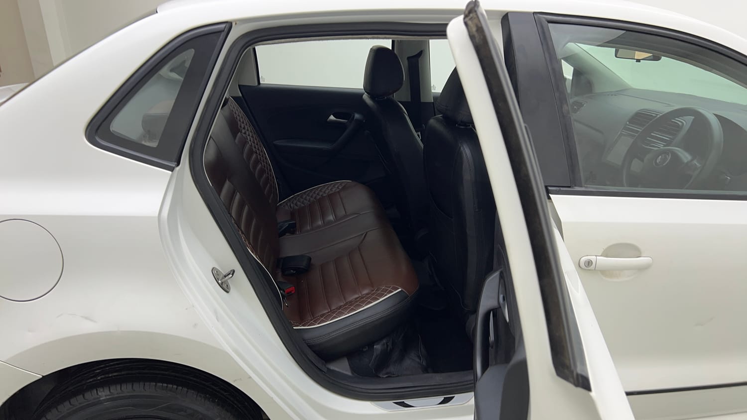 Used 2019 Volkswagen Ameo Trendline 1.5L (D) Diesel Manual interior RIGHT SIDE REAR DOOR CABIN VIEW