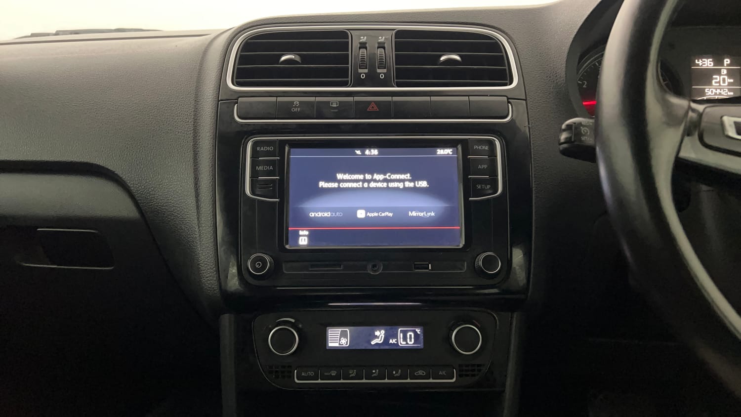 Used 2021 Volkswagen Polo GT Petrol Automatic interior MUSIC SYSTEM & AC CONTROL VIEW