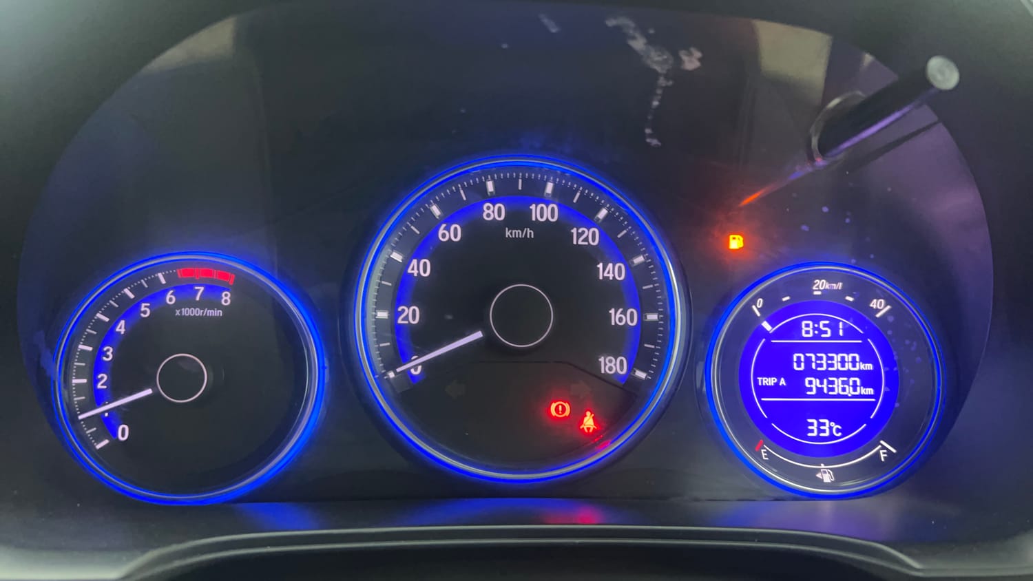 Used 2016 Honda Amaze 1.2 SX i-VTEC Petrol Manual interior CLUSTERMETER VIEW