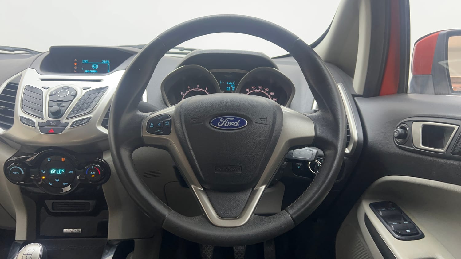 Used 2014 Ford EcoSport Titanium 1.5 Ti-VCT Petrol Manual interior STEERING VIEW