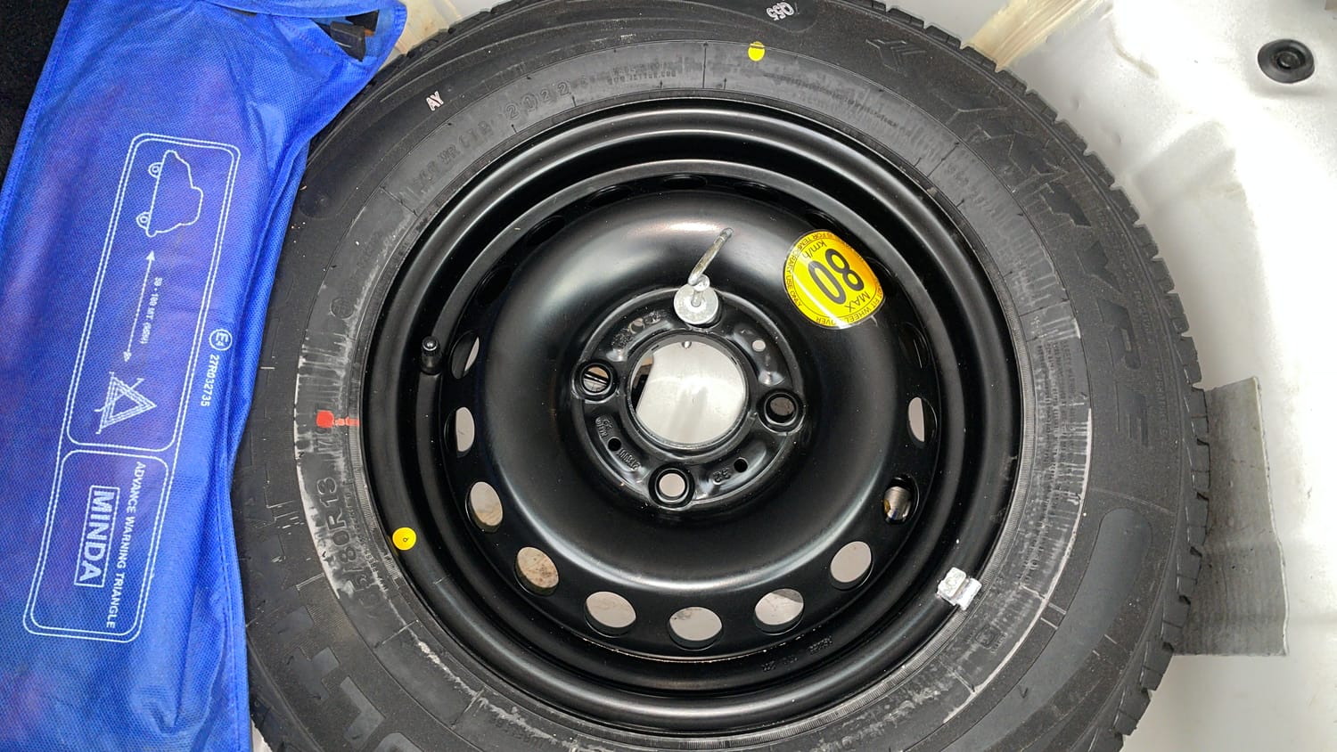 Used 2022 Tata Tiago XZ Petrol Manual tyres SPARE TYRE VIEW