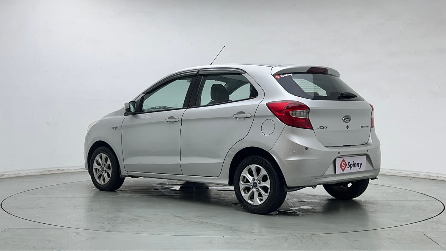Used 2016 Ford Figo Titanium 1.2 Ti-VCT Petrol Manual exterior LEFT REAR CORNER VIEW